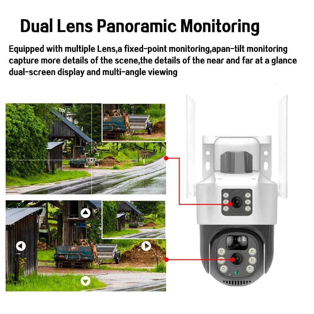 Sistem de Securitate CCTV WiFi 4K cu Dual Lens - Venduqo