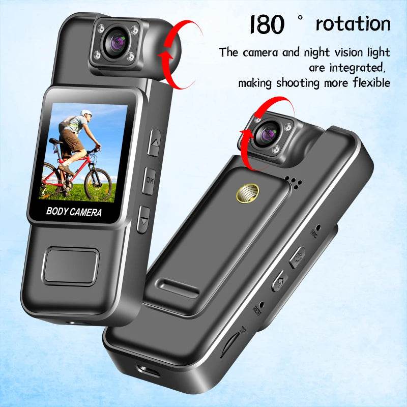 Camera sport mini digitala cu obiectiv rotativ 180° - Venduqo