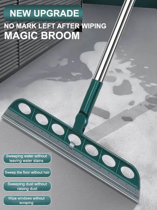 Mop Magic cu Perie din Silicon pentru Curățenie - Venduqo