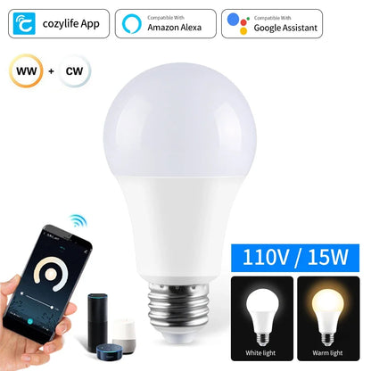 Bec LED Smart WiFi E27 Control APP 12W 15W 20W