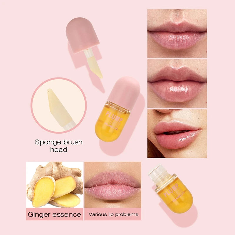 Ulei Plump Lip pentru Volum Instant - Colagen pentru Buze