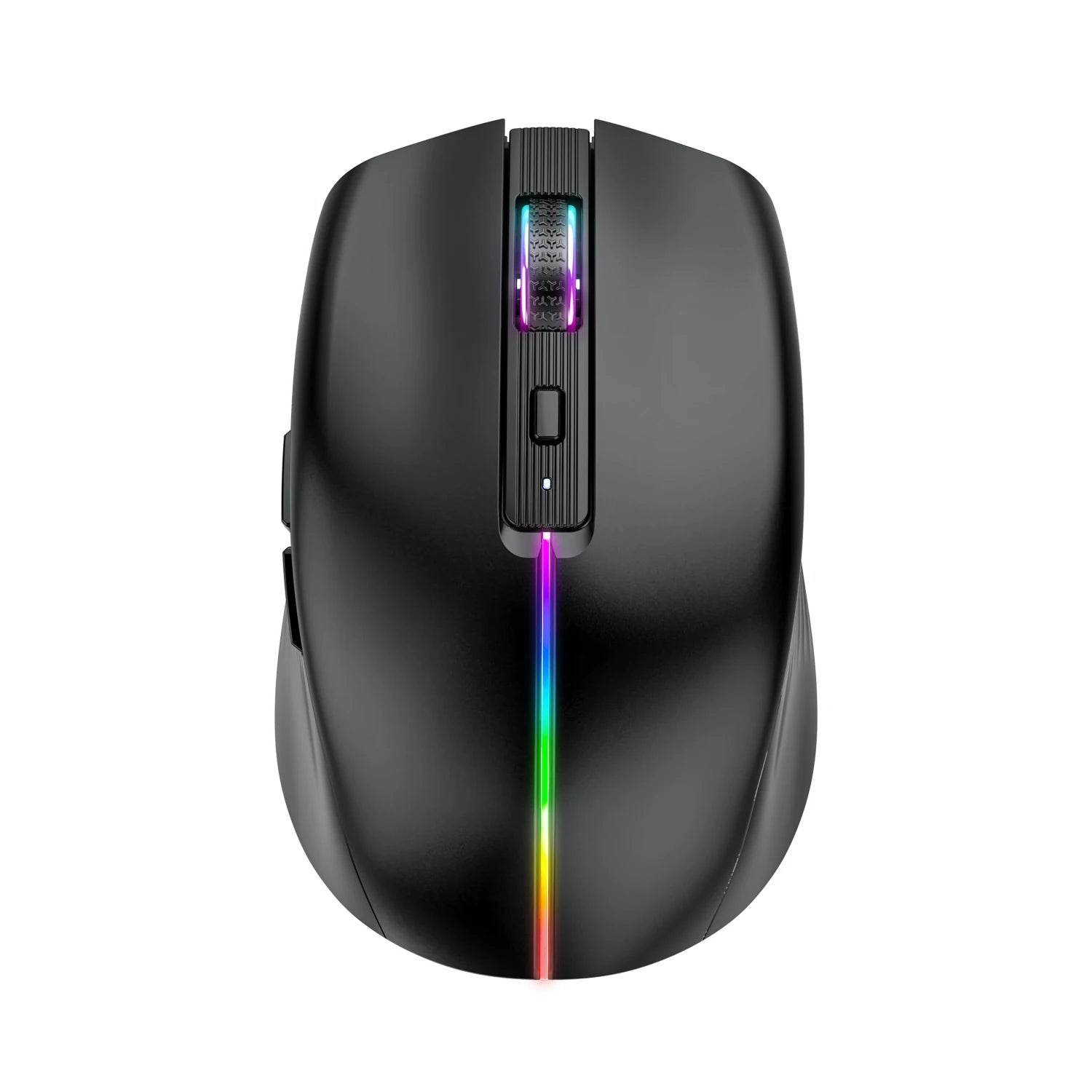 Mouse Wireless Dual-mode Reîncărcabil cu Buton Mute RGB 1600 DPI - Venduqo