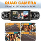 Cameră Dash 2K 1080P cu GPS, WiFi, Monitorizare Parcări, 4CH - Venduqo
