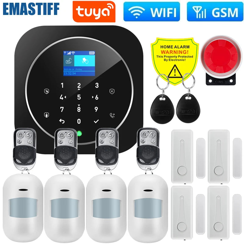 Sistem de Alarma WiFi eMastiff Smart - Control prin Aplicație & Activare Vocală