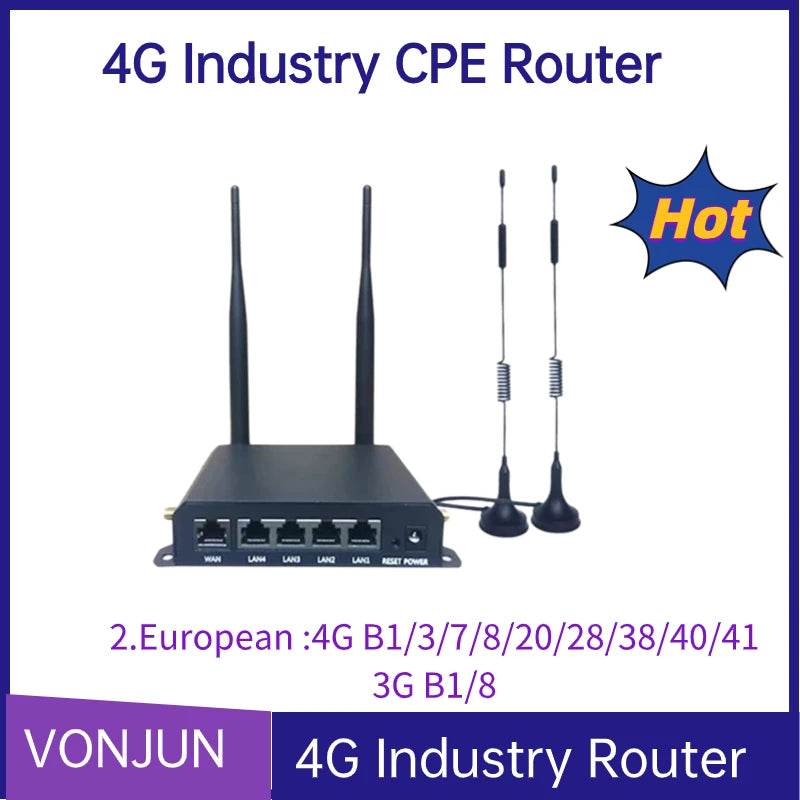 Router 4G LTE CPE 300Mbps cu Antene Externe - Venduqo