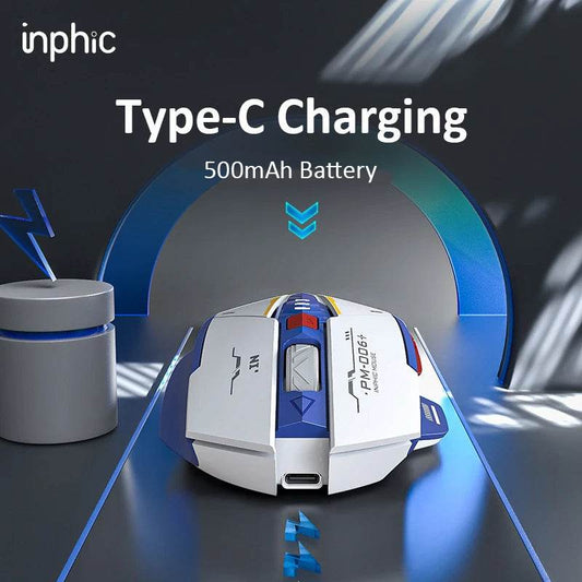 Mouse Wireless INPHIC Ergonomic Reîncărcabil 700mAh - Venduqo