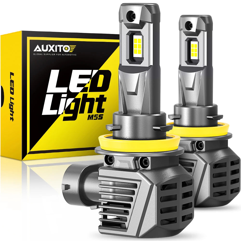 AUXITO 2Pcs 22000LM H8 H11 LED Faruri 120W 6500K