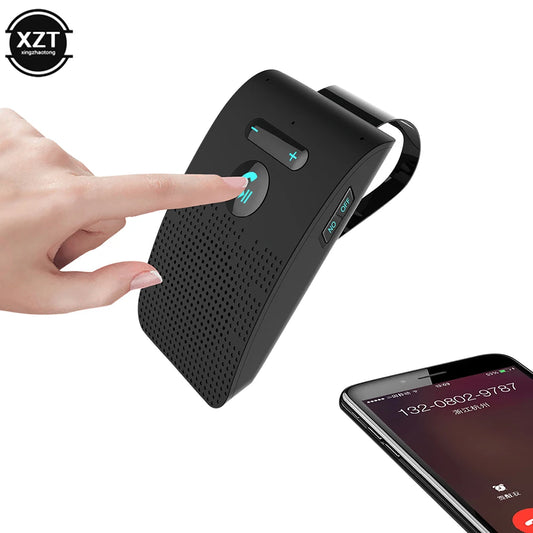 Kit de difuzor Bluetooth pentru mașină, cu clip pentru parasolar