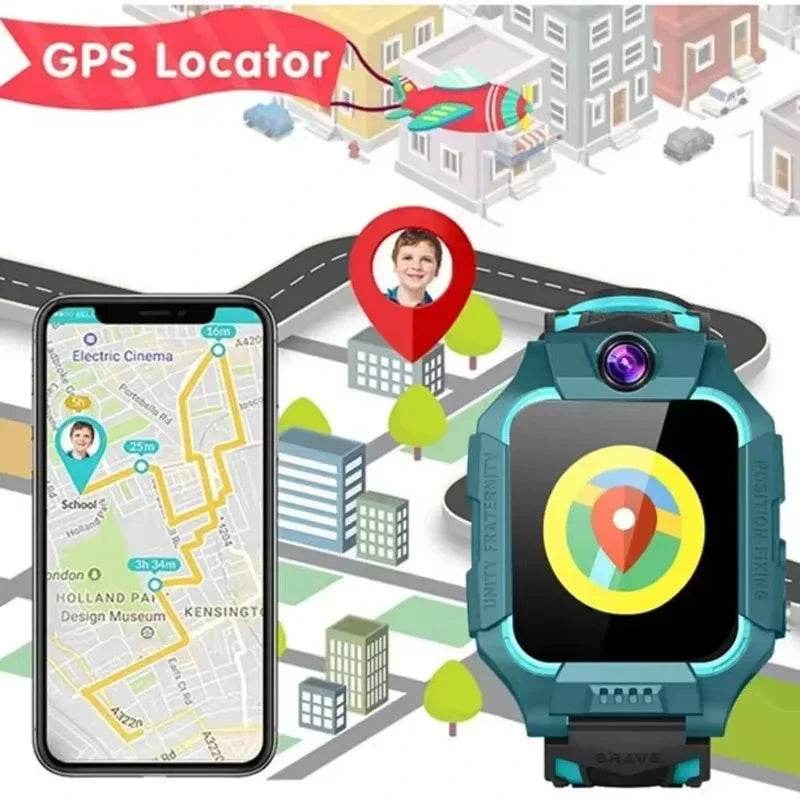 Ceas Inteligent pentru Copii cu GPS, SOS și Apeluri - Venduqo