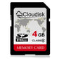 Card SD Cloudisk 4GB Clasa 6 cu Hartă a Lumii - Venduqo