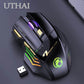Mouse wireless UTHAI GW-X7 cu iluminare colorată - Venduqo