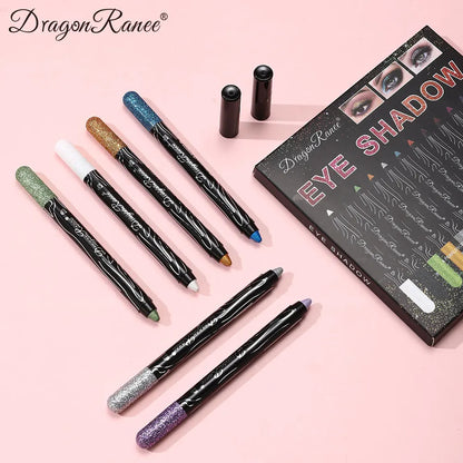 Set de creioane pentru ochi Dragon Ranee 12 culori