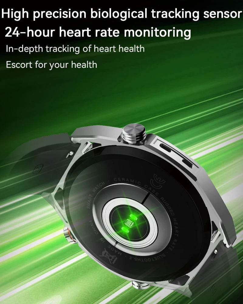 Ceas Inteligent NFC cu Bluetooth, Monitorizare Sanatate, IP68 - Venduqo