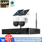 Sistem de Supraveghere WiFi NVR Solar 8CH 5MP cu Camere PTZ - Venduqo