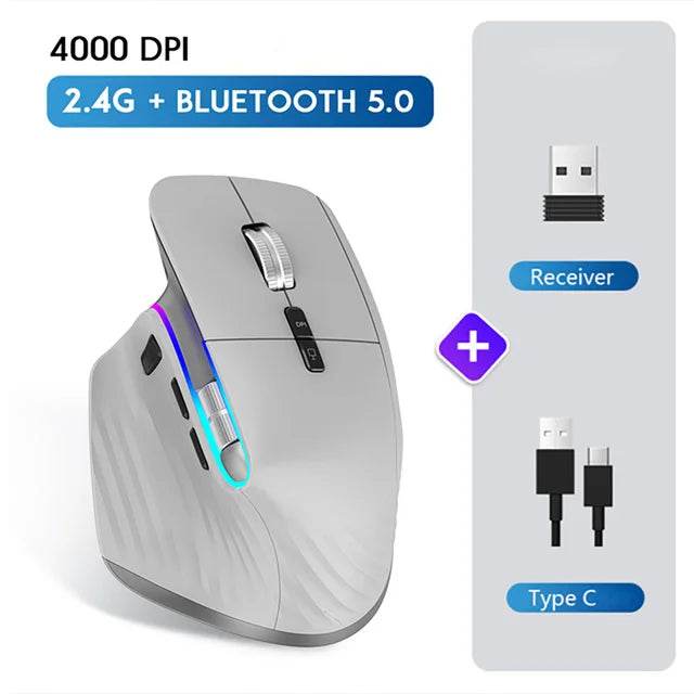 Mouse Wireless Multi-Dispozitive Bluetooth 5.0 & 3.0 - Venduqo