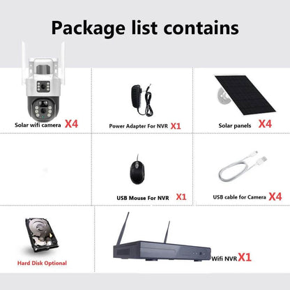 Sistem de Securitate CCTV WiFi 4K cu Dual Lens - Venduqo