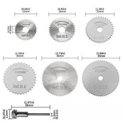 Disc Circular HSS pentru Dremel - Set Răzuitoare 22/25/32/35/50mm