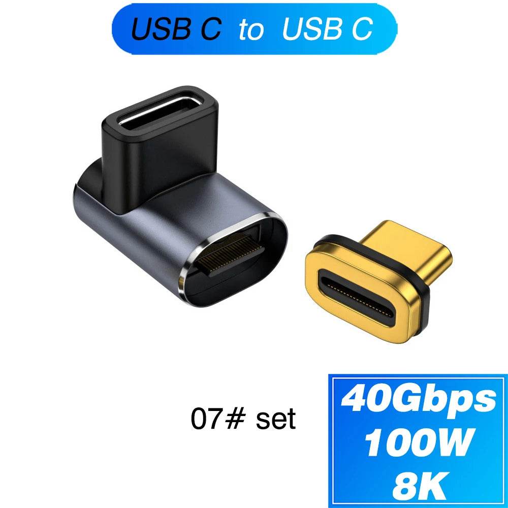 Adaptor Magnetic Type-C OTG Thunderbolt 4 - USB-A, HDMI, VGA, RJ45 - Venduqo
