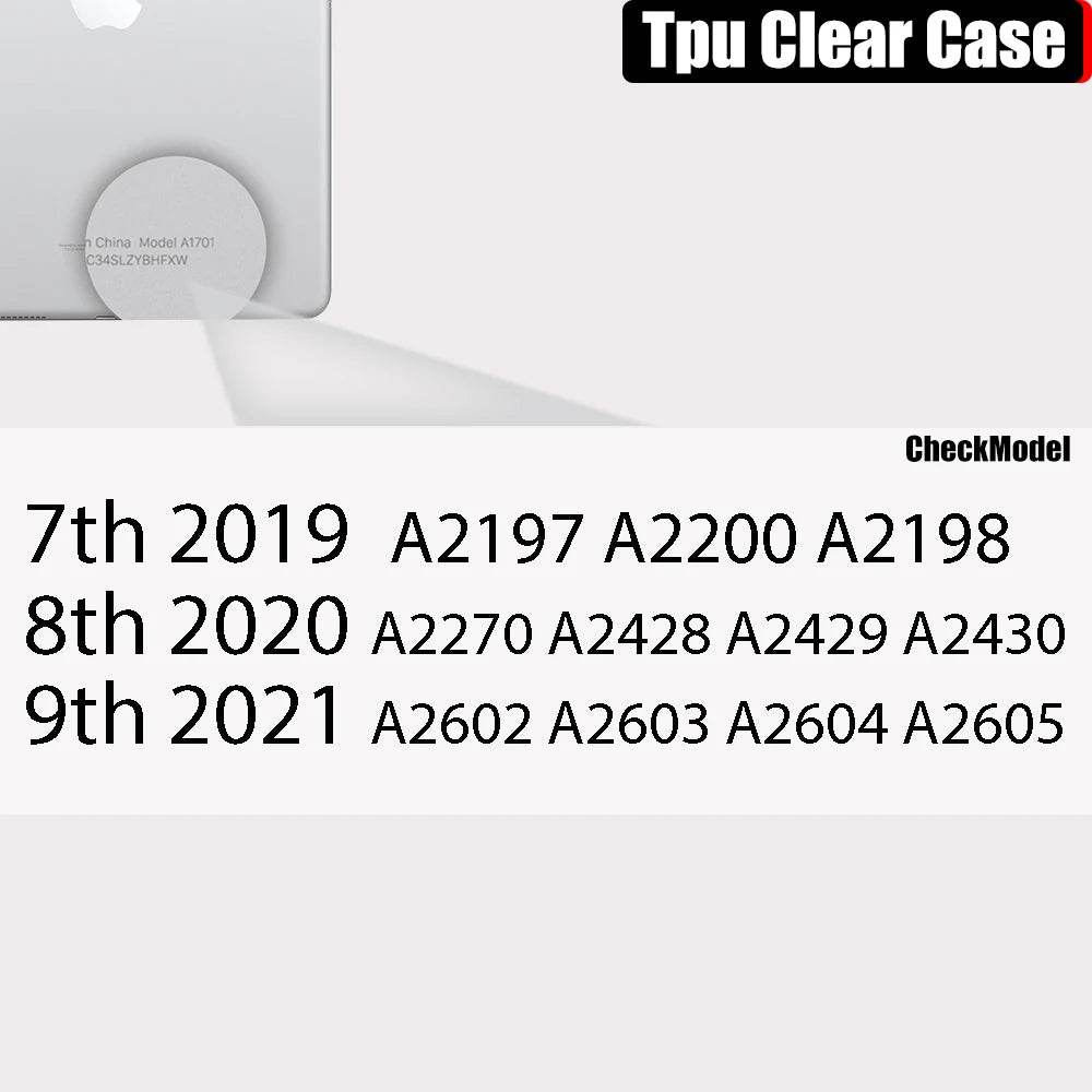 Carcasa Transparentă pentru iPad Pro 11, 12.9, 10.5, 9.7 cu Suport pentru Creion - Venduqo