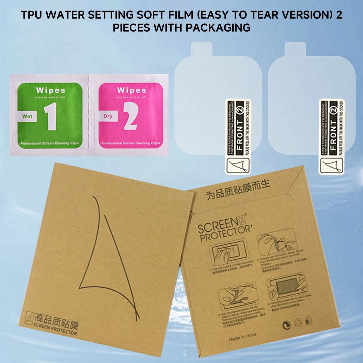 2Pachet Film Hydrogel pentru Xiaomi Redmi Watch 4 3 2 Lite Active - Venduqo