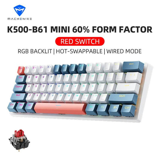 Machenike K500-B61 Mini Tastatură Mecanica 60% - Venduqo