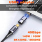 Adaptor Magnetic Type-C OTG Thunderbolt 4 - USB-A, HDMI, VGA, RJ45 - Venduqo