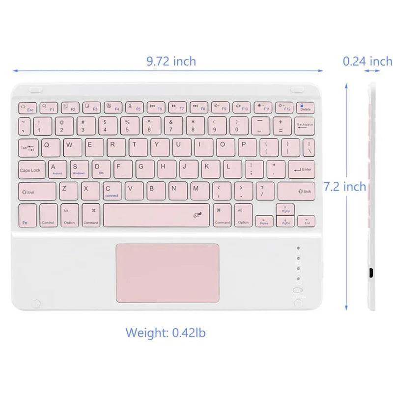 Tastatură Bluetooth 10 inch pentru iPad Air Pro - Spaniolă / Engleză - Venduqo