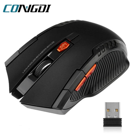 Mouse Wireless 2.4G 1600DPI pentru Gaming cu 6 Butoane - Venduqo