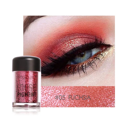 FOCALLURE Glitter Eyeshadow 18 Culori