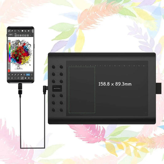 Tableta Grafica GAOMON M106K PRO 10'' cu Stilou Fara Baterie - Venduqo