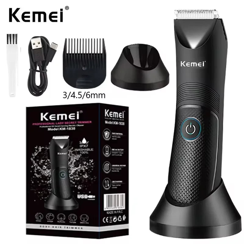 Trimmer pentru zone sensibile Kemei KM-1838