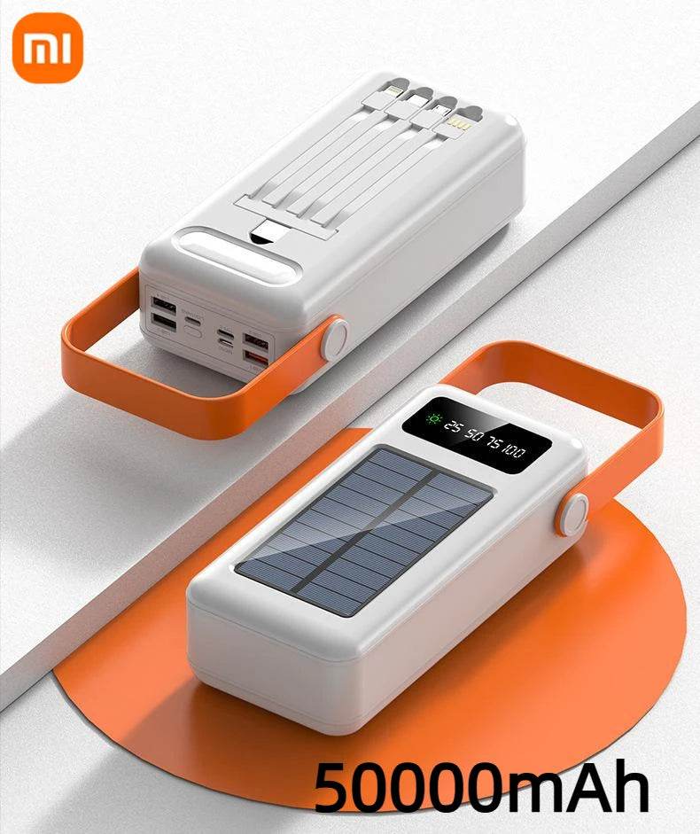 Baterie Externă Solară Xiaomi 100000mAh cu Încărcare Rapidă - Venduqo