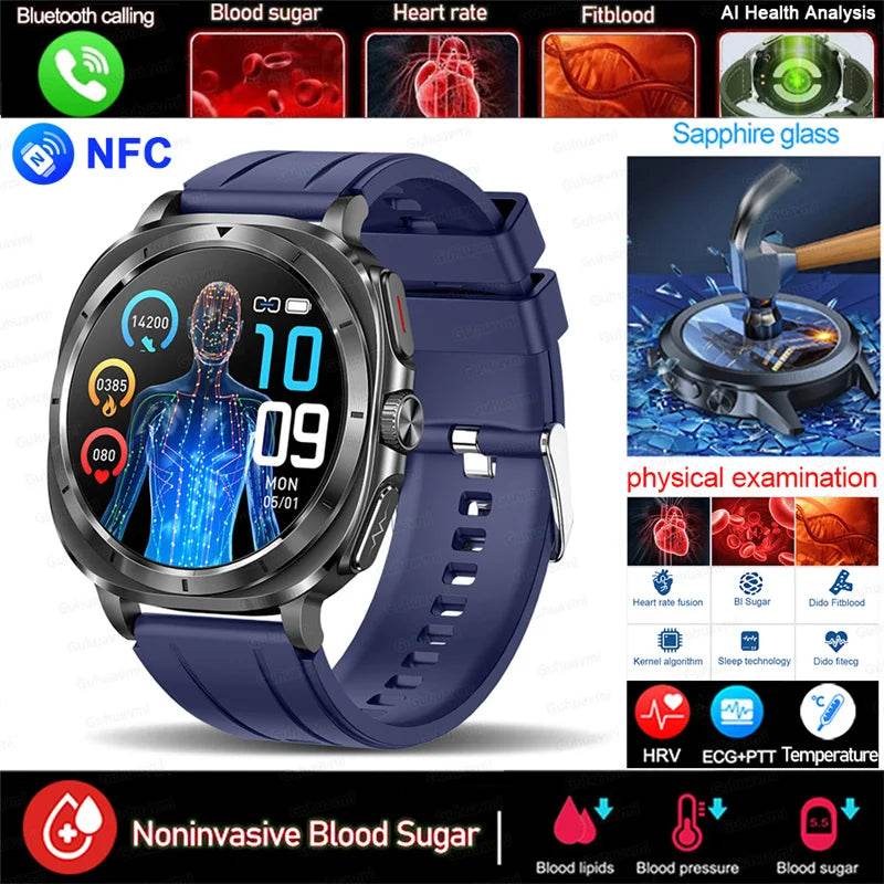 Smartwatch KAVSUMI Galaxy Watch 7 cu Măsurători Sănătate - Venduqo