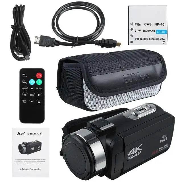 Cameră Video 4K Ultra HD 30MP cu WiFi și Ecran Tactil - Venduqo