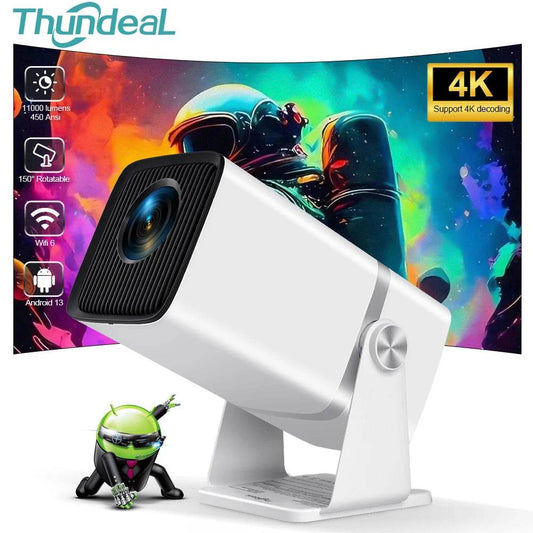 Proiector Portabil ThundeaL 4K Full HD TD80W cu Android WiFi - Venduqo