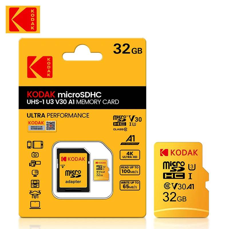 Card de Memorie Kodak High Speed 100MB/s 32GB-256GB UHS-I - Venduqo