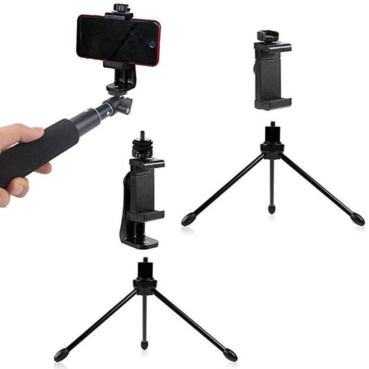 Adaptoare Universal pentru Tripod Fomscvka - Suport Telefon 360° - Venduqo