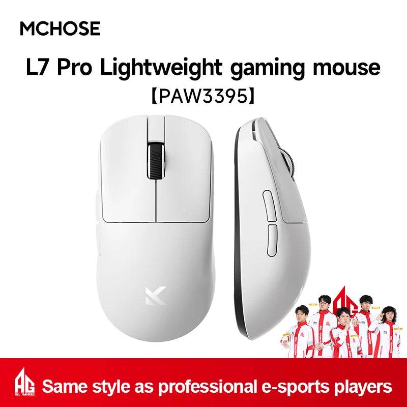 MCHOSE L7 L7PRO Mouse Wireless Tri-mode 26000 DPI - Venduqo