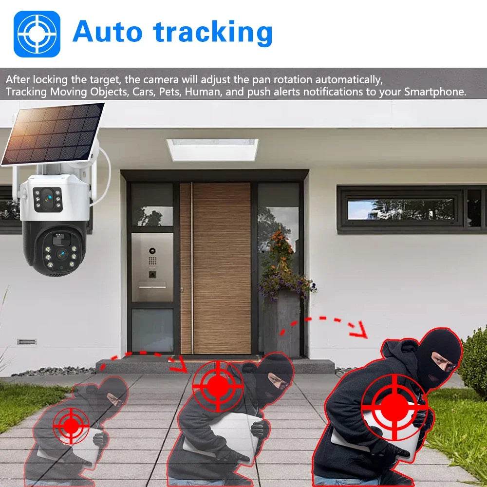 Sistem de Securitate CCTV WiFi 4K cu Dual Lens - Venduqo