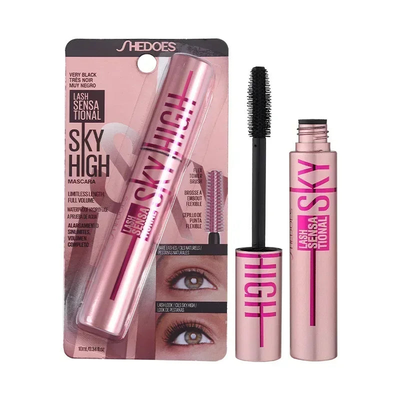 Mascara Waterproof pentru Gene Lungi și Voluminoase - Negru