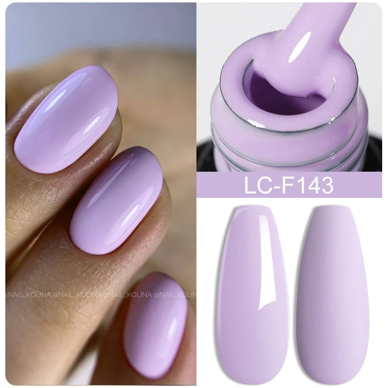 LILYCUTE Lac de Unghii Gel Culoare Ciocolată Roșie Caramel