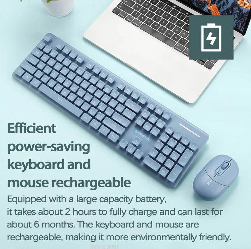 Set Tastatură și Mouse Wireless UTHAI N520 2.4G - Venduqo
