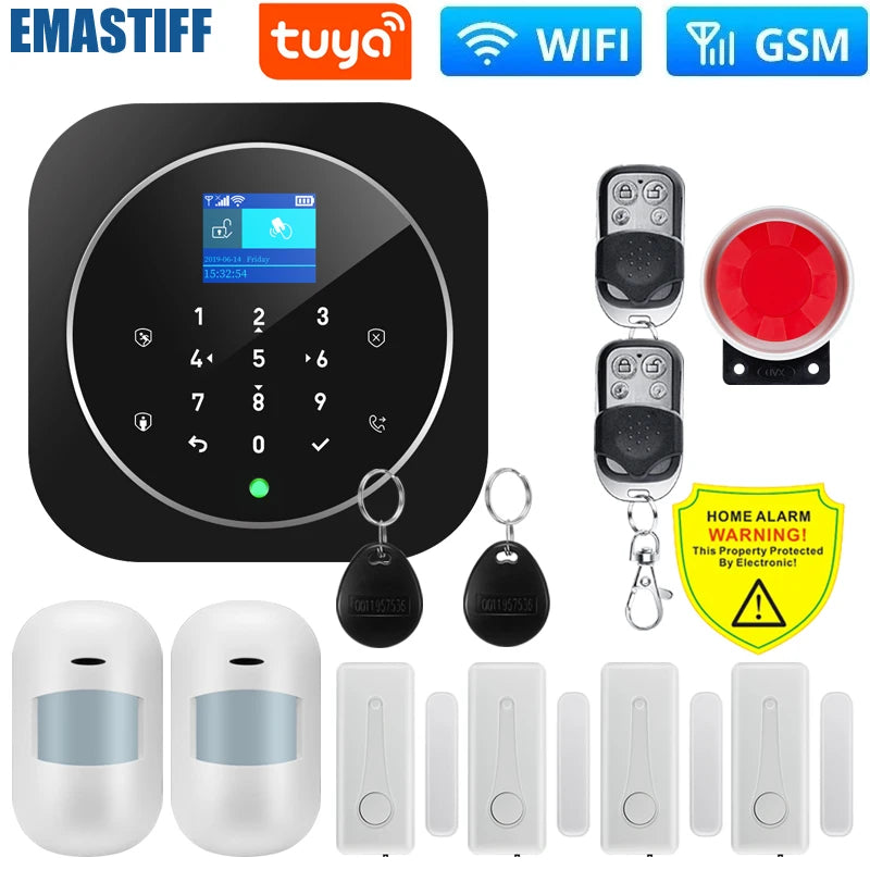 Sistem de Alarma WiFi eMastiff Smart - Control prin Aplicație & Activare Vocală