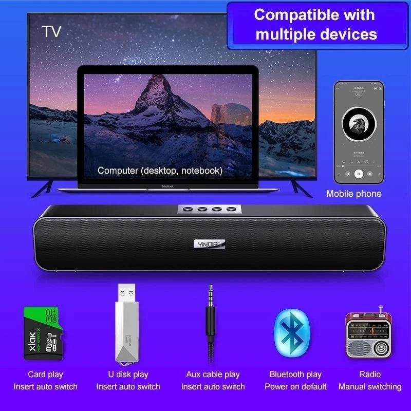 Bară de sunet Bluetooth 5.0 pentru TV, PC și Home Cinema - Venduqo
