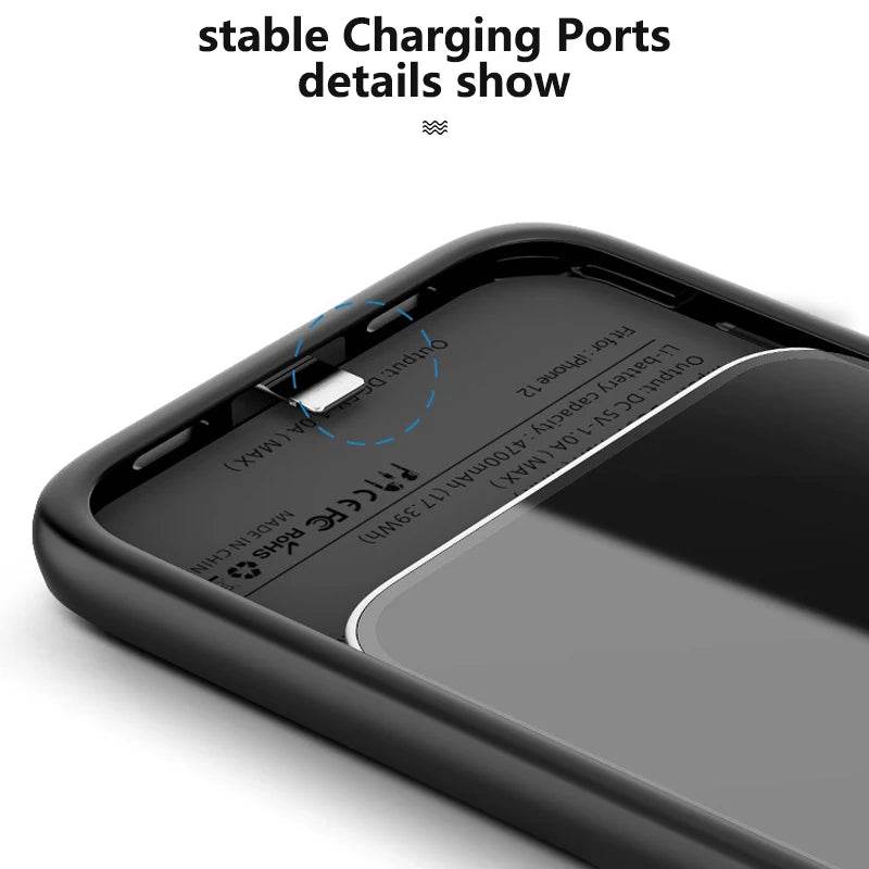 Carcasa de Încărcare cu Baterie pentru iPhone 12/13 Pro Max și Mini - Venduqo