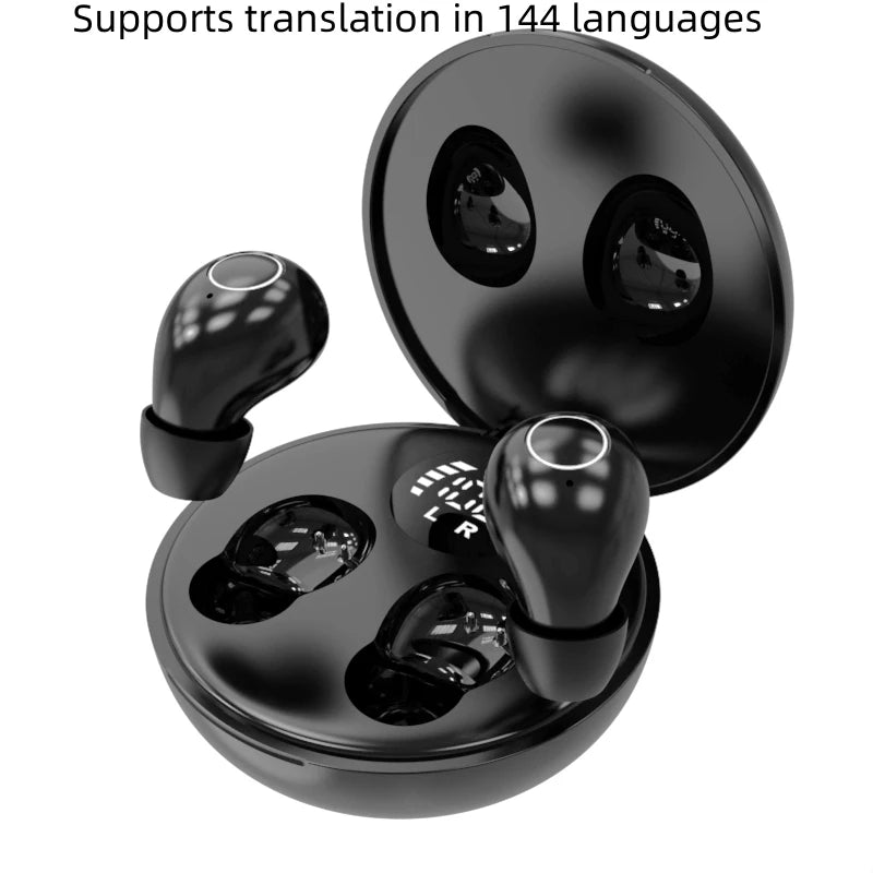 Căști Wireless AI cu Traducere, Bluetooth 5.4, Reducere Zgomot