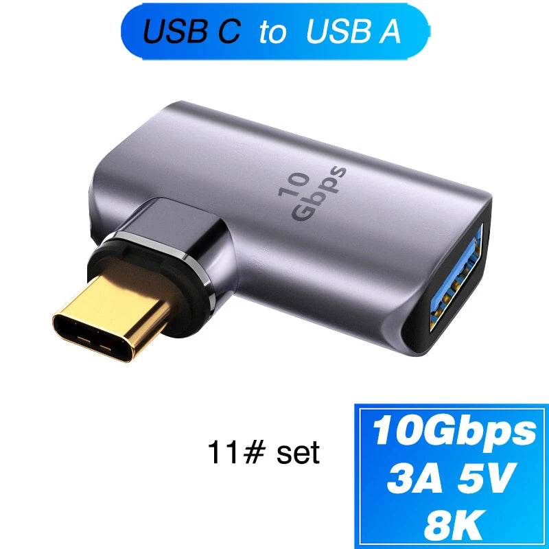 Adaptor Magnetic Type-C OTG Thunderbolt 4 - USB-A, HDMI, VGA, RJ45 - Venduqo