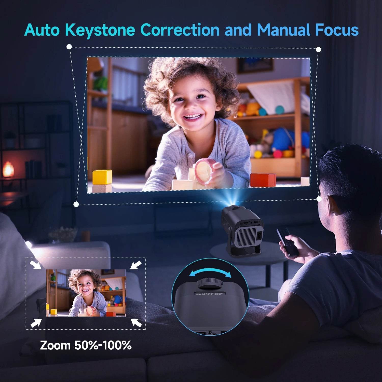 Proiector Mini Magcubic HY320 720P Android 11 - Venduqo