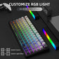 Attack Shark X85 Tastatură Mecanică Wireless RGB cu Ecran TFT