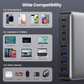Încărcător Rapid 200W cu Hub USB-C și 8 Porturi - Venduqo
